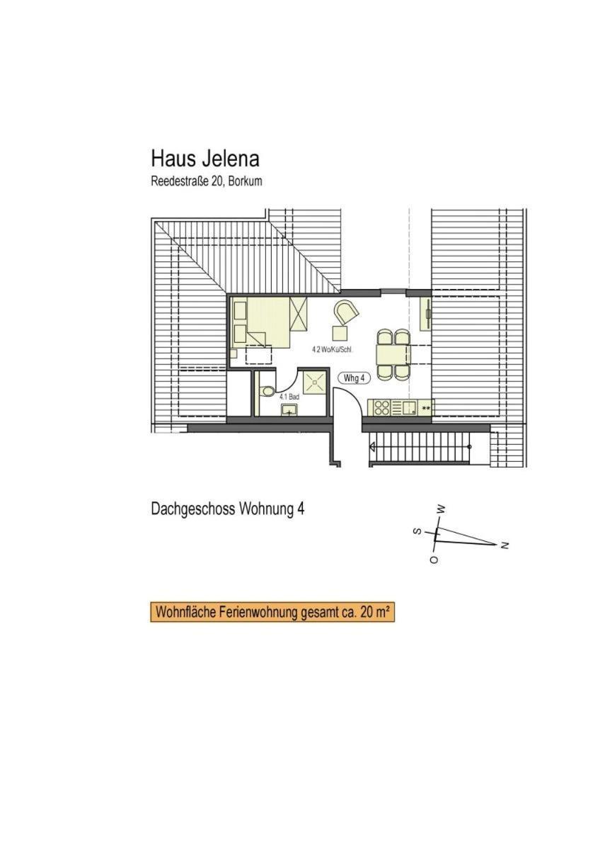 Haus Jelena Appartement 4 Borkum Zewnętrze zdjęcie